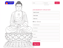 Tablet Screenshot of buddhistcircle.com